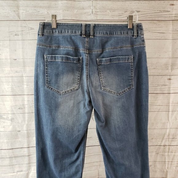 Chicos Platinum Womens Jeans‎ Sz 0 US 4 Blue Mid Rise - Picture 4 of 7